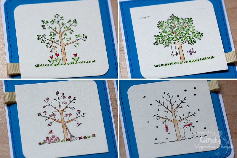 ATC - A Tree for all Seasons - Stampin' Up!