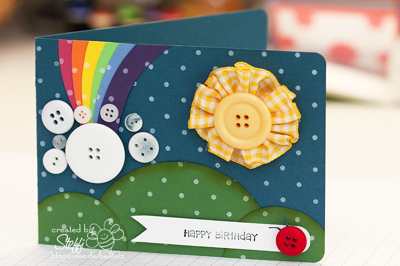 Geburtstagskarte - Rainbow