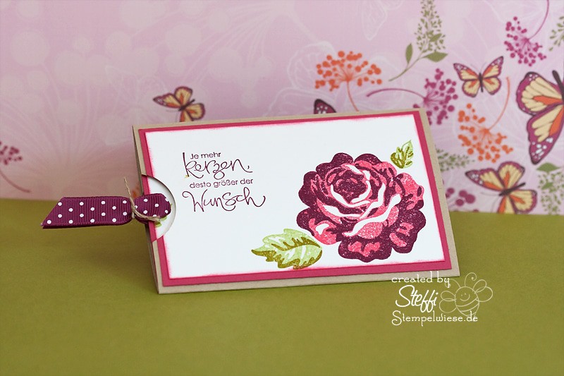 Slider Card - Eine Rose bleibt eine Rose