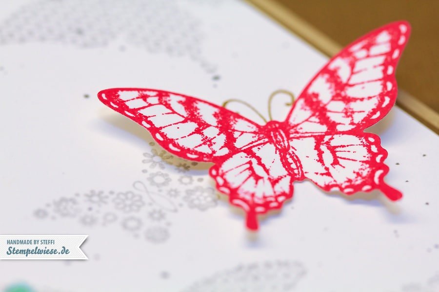 Geburtstagskarte Papillon Potpourri