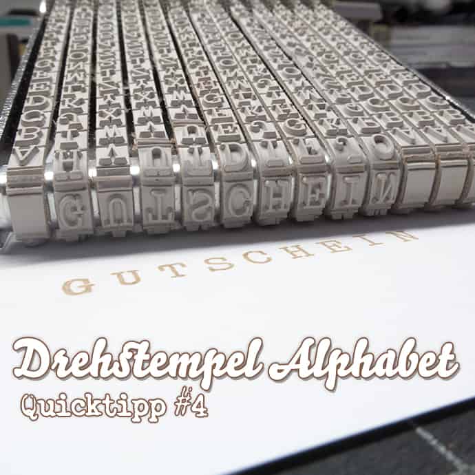 Stampin’ Up! - Rotary Stamp - Drehstempel - Alphabet - Video - QuickTipp ❤ Stempelwiese