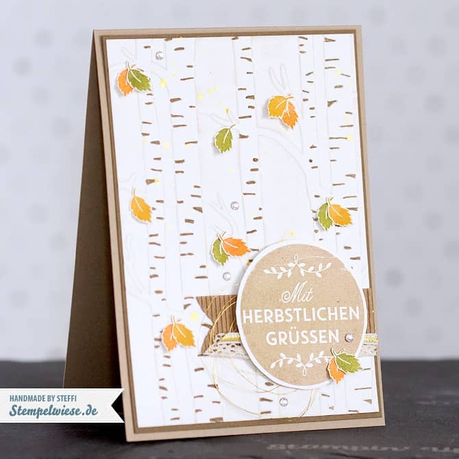 Stampin’ Up! - Grußkarte - Herbst - Autumn - Among the Branches - Woodland ❤ Stempelwiese