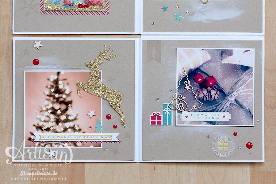 Mini Album - Stampin’ Up! - Christmas - December Daily ❤︎ Stempelwiese