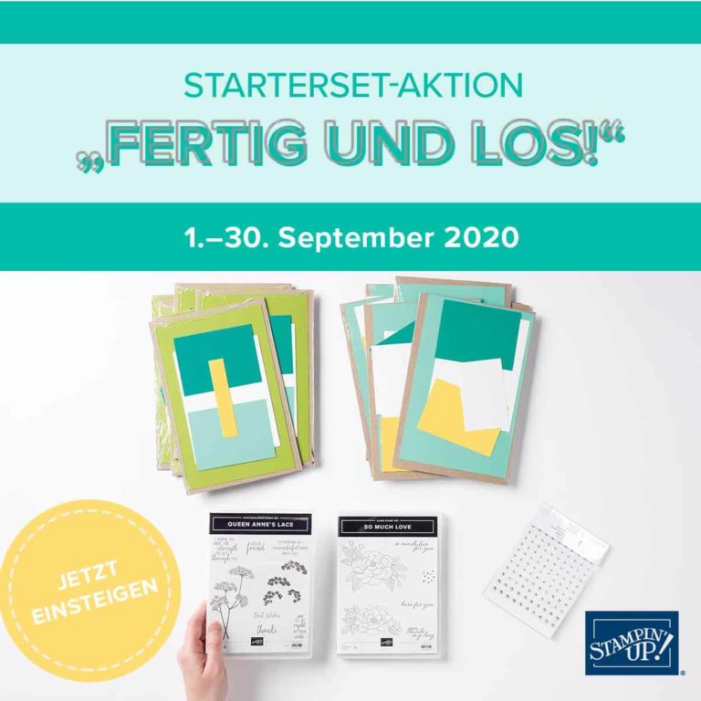 Starterset-Aktion zum Jahreskatalog 2020/21 1 Stampin’ Up! Starterset Aktion