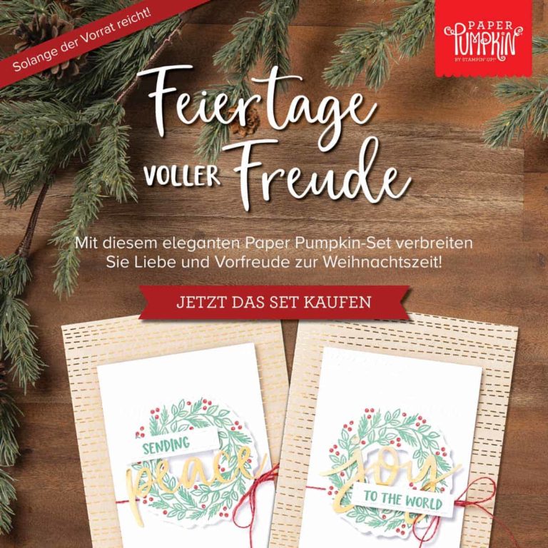 Paper Pumpkin Box "Feiertage voller Freude" 2 Paper Pumpkin Box: Feiertage voller Freude