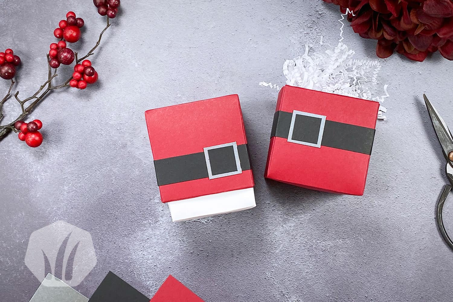 Santa Claus Box Origami