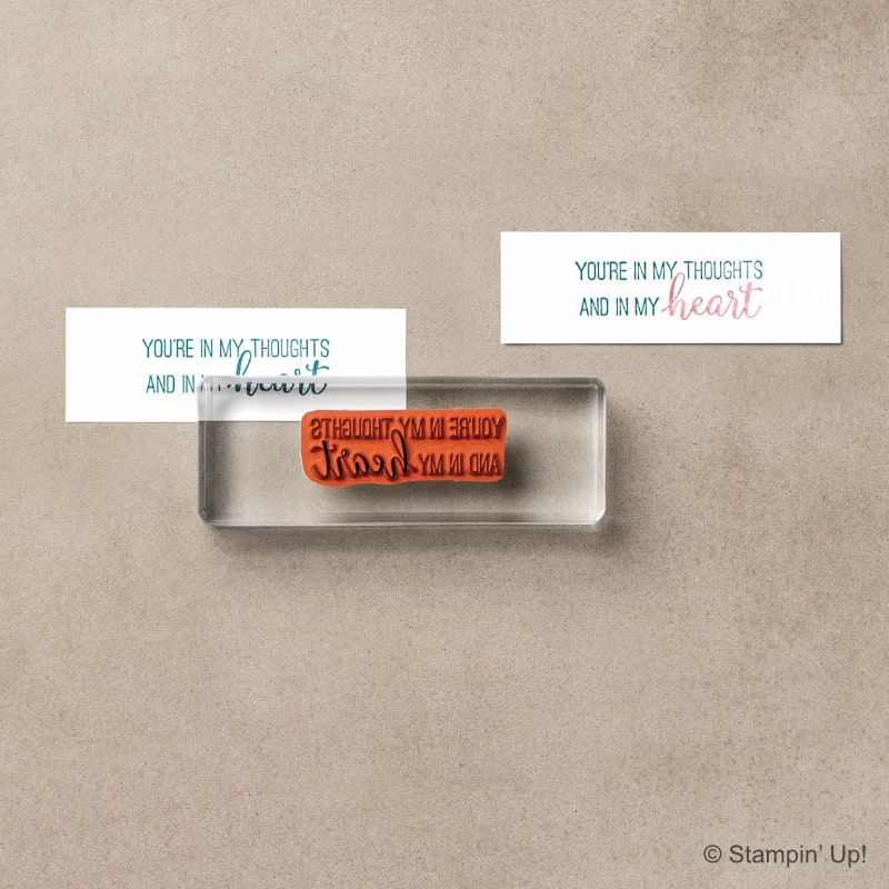 Stampin’ Up! Stempel: Ablösbare Stempel oder Gummistempel