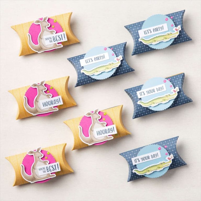Stampin’ Up! Verpackungsset Tierisch gut geschenkt: Beispiel