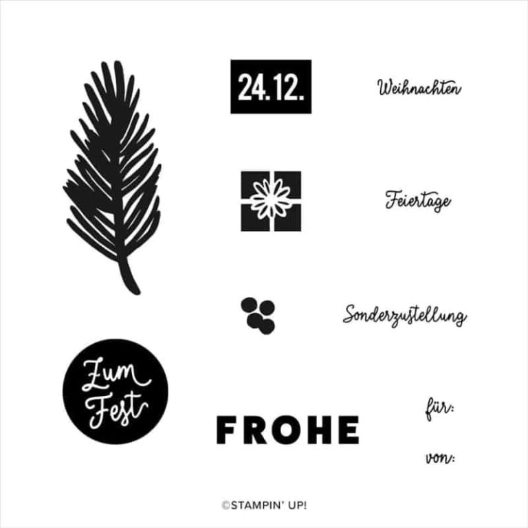 Stampin’ Up! Zubehörset: Anhänger zum Fest Stempelset