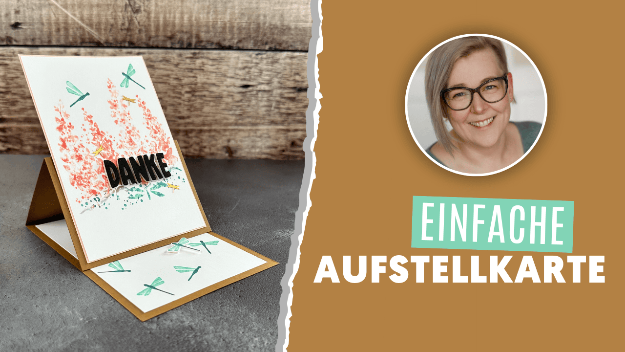 Aufstellkarte: Fun Fold Karte basteln • Stempelwiese