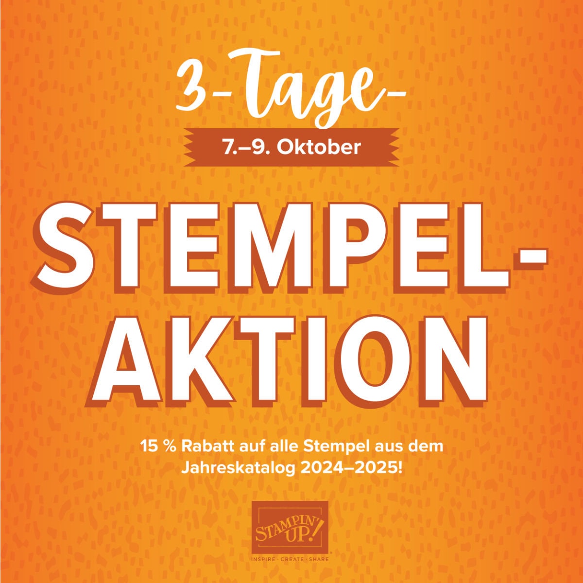 Stampin’ Up! Stempelaktion: 15 Prozent Rabatt